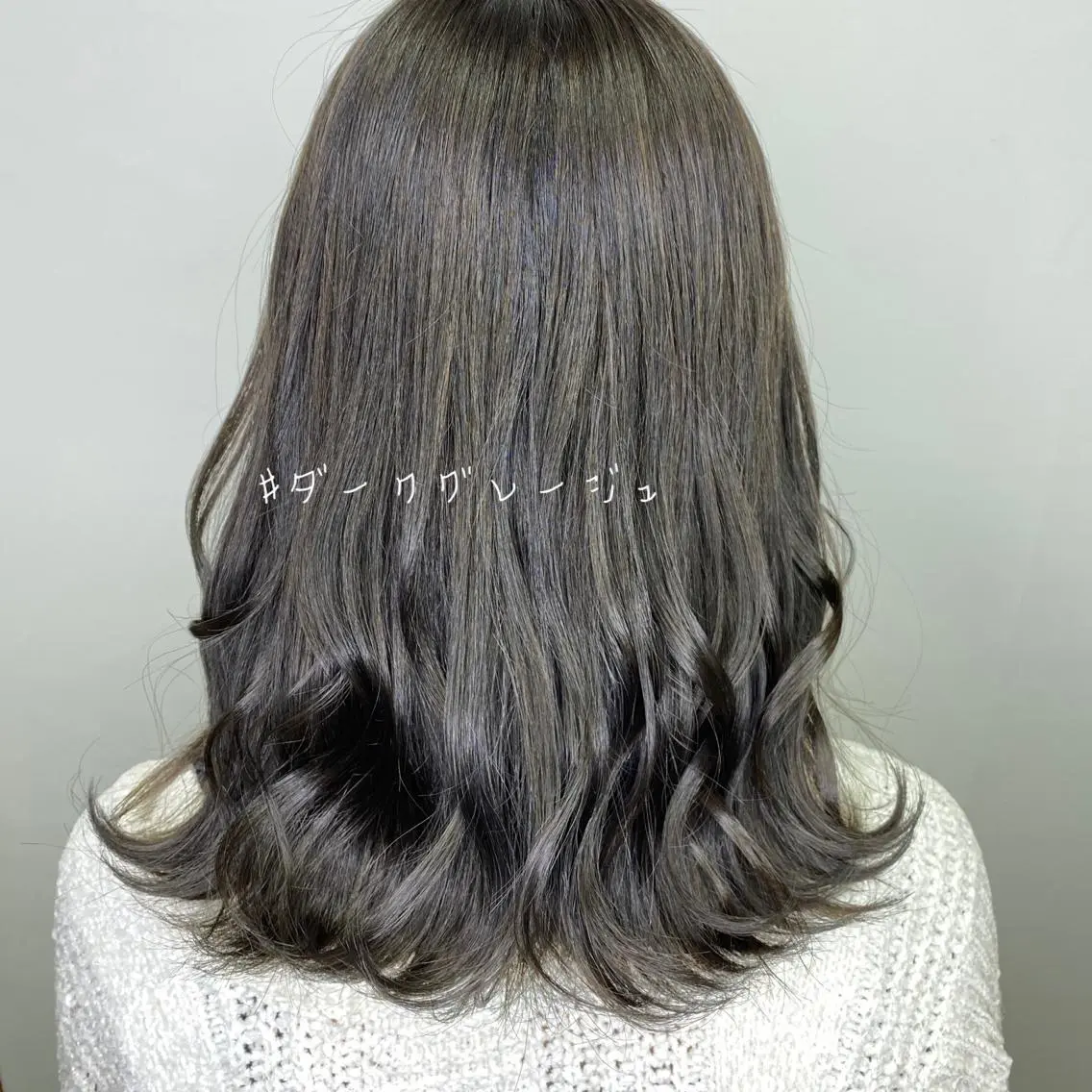 ミディアム カラー ヘアアレンジ ヘアカラー トリートメント 川上 麻梨阿のヘアスタイル