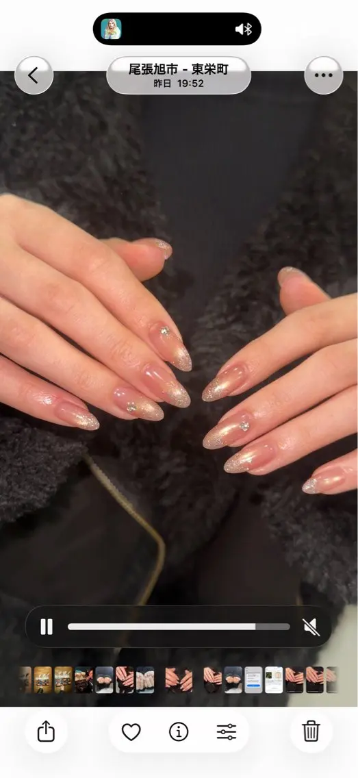 ネイル グラデーション マグネットネイル ハンドネイル Lino.nail 🫧minoのネイルデザイン