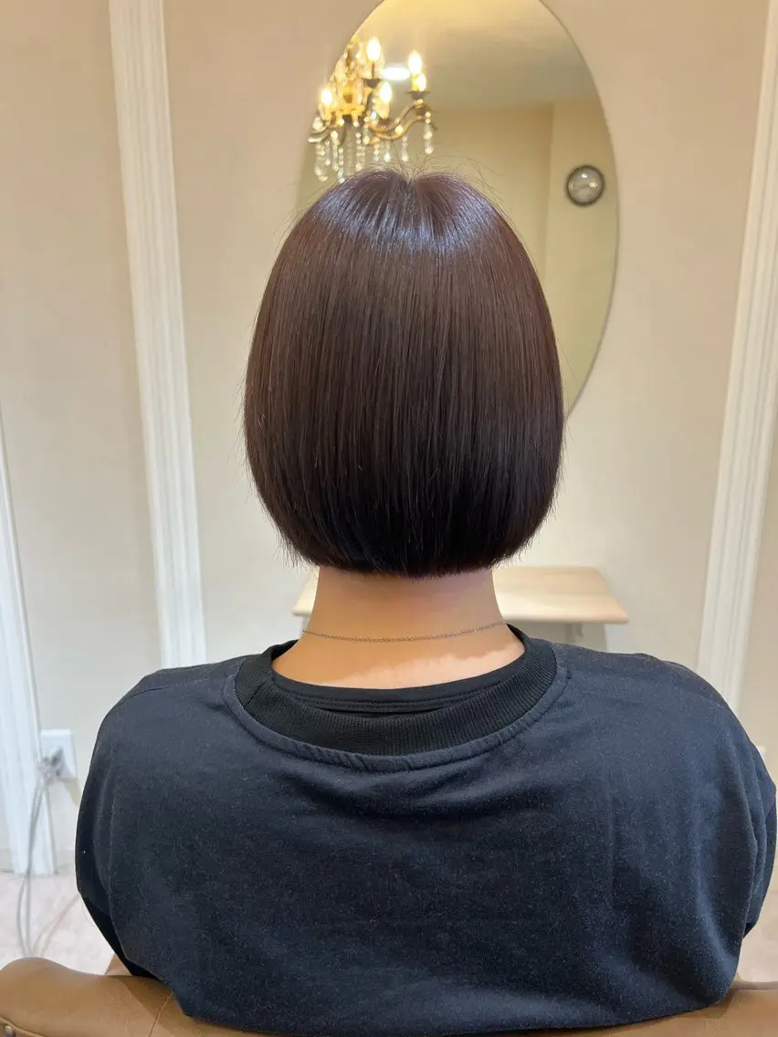 ショート ボブレイヤー ボブ レイヤーカット ショートヘア カット ヘアケアソムリエ MIKUのヘアスタイル