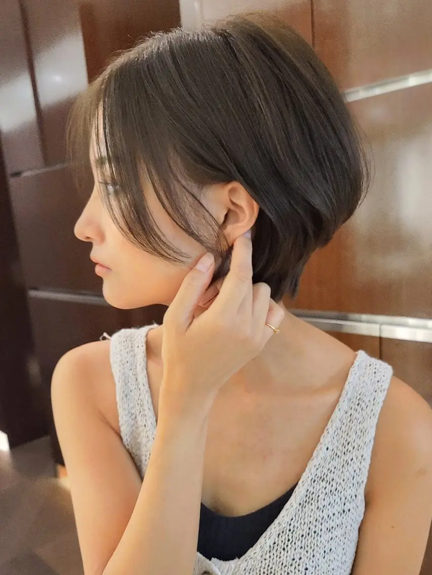 ショート ショートヘア 中高下 由真 ◎モニター様価格のヘアスタイル