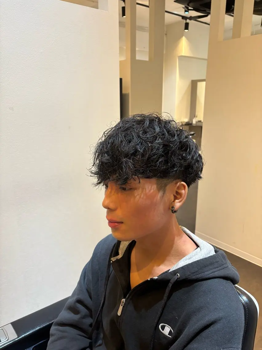 メンズ カット パーマ STAGBARBER KOUGAのヘアスタイル