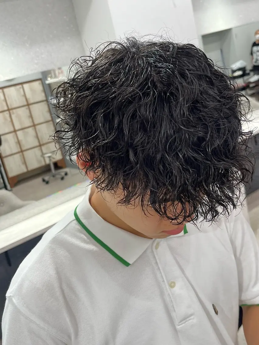 パーマ メンズ メンズパーマ 🍐シャドウパーマ メンズ特化/守岡🍐のヘアスタイル
