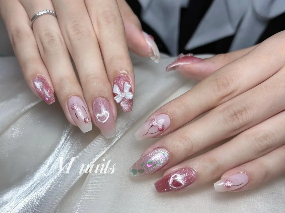 ネイル M 🌷Nail 長さだし専門店のネイルデザイン