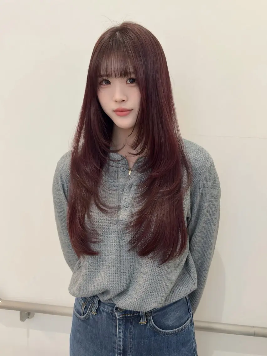 ロング カラー ✨レイヤー・ブリーチ なしダブル特化✨のヘアスタイル