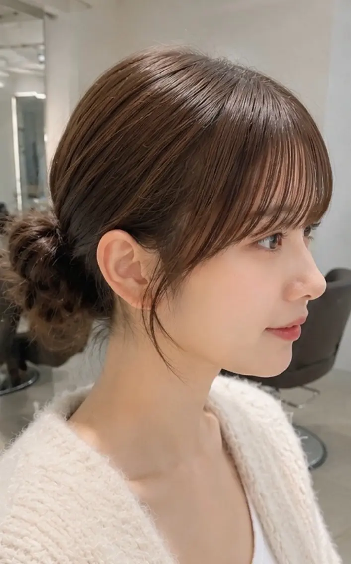 顔周りカット✂️巻き仕上げ⭕️¥3,300→¥1,650の写真