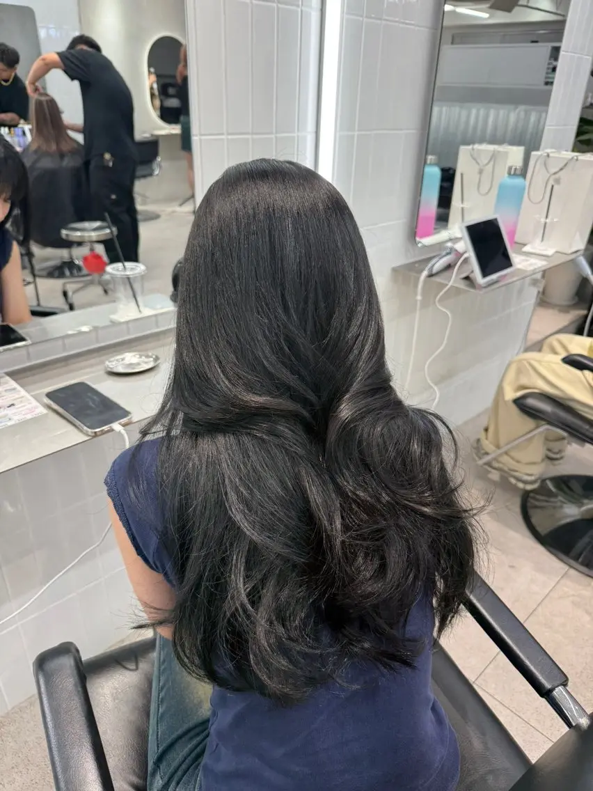 ロング ヘアカラー トリートメント 🫧うるツヤカラー/ cocono🫧のヘアスタイル