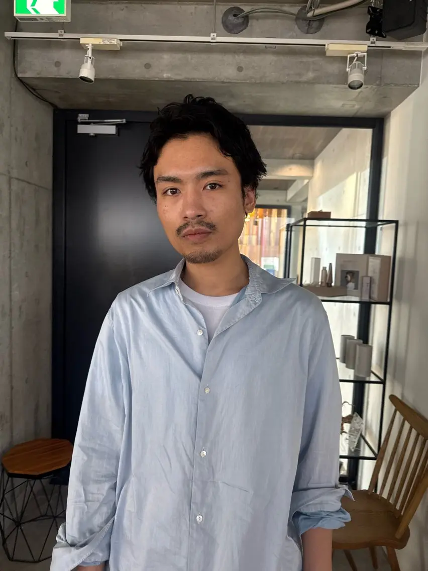メンズ カット パーマ 高田 翔平のヘアスタイル