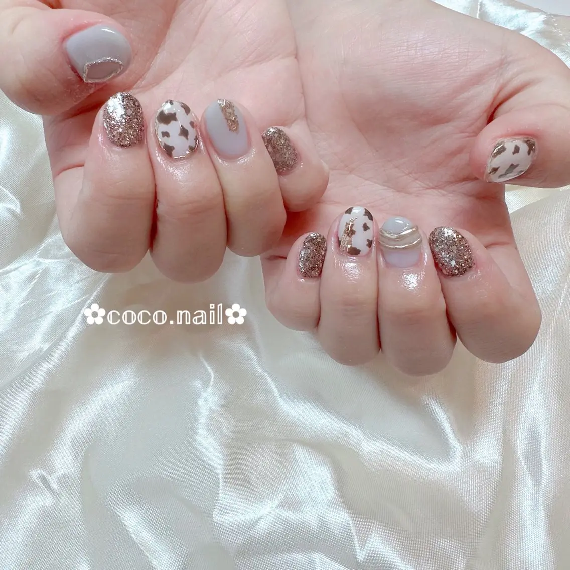 ネイル lili.nail y2k/長さ出しのネイルデザイン