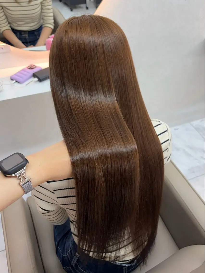 カラー ヘアカラー ゆうな🍒/熊谷/ ワンカラーのヘアスタイル