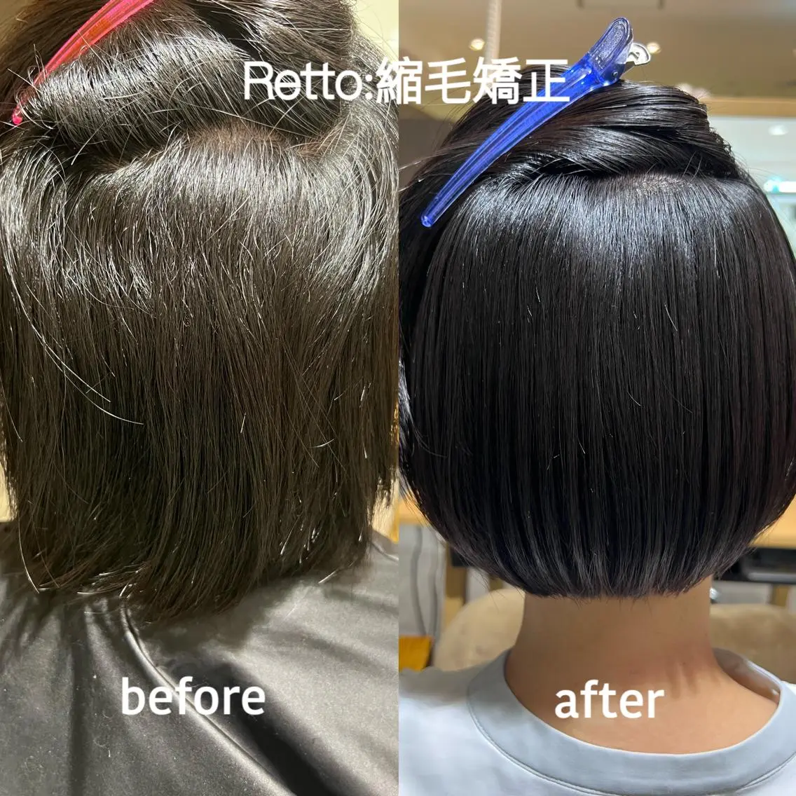ショート ボブ カット トリートメント 髪質改善/デザイン/ 天王寺/奥野和広のヘアスタイル