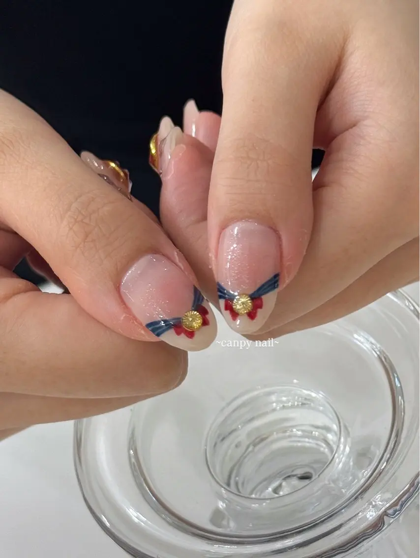 ネイル ハンドネイル 韓国ネイル/ワンホン ネイル🎀表参道3分のネイルデザイン