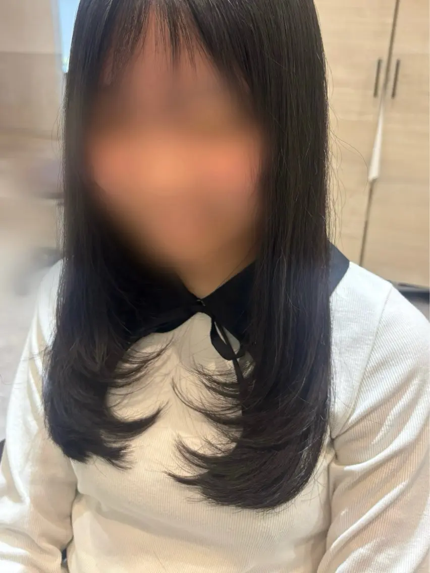 ロング レイヤーカット カット Reika 🎀"のヘアスタイル