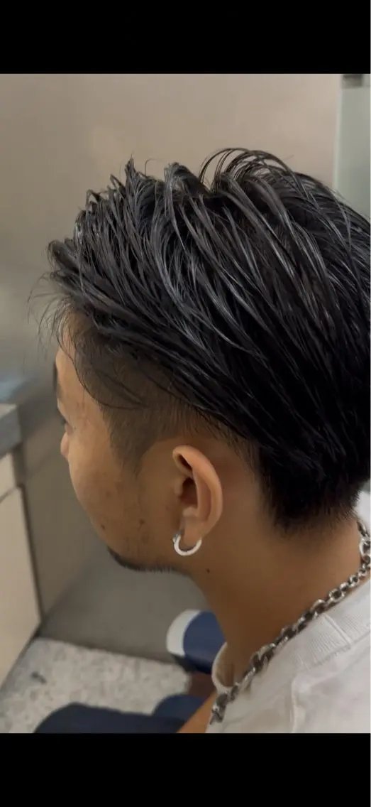 ショート メンズ 野崎 テレシアのヘアスタイル
