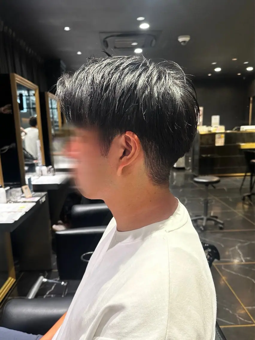 メンズ ダウンパーマ メンズパーマ カット パーマ 佐々木やすは/ レディースモデル募集のヘアスタイル