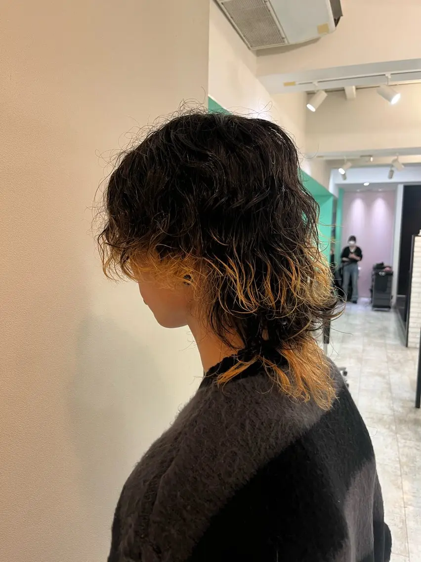 パーマ メンズ カット パーマ U24⭐️ミニモ学割 ／浅野未来🌼.*のヘアスタイル