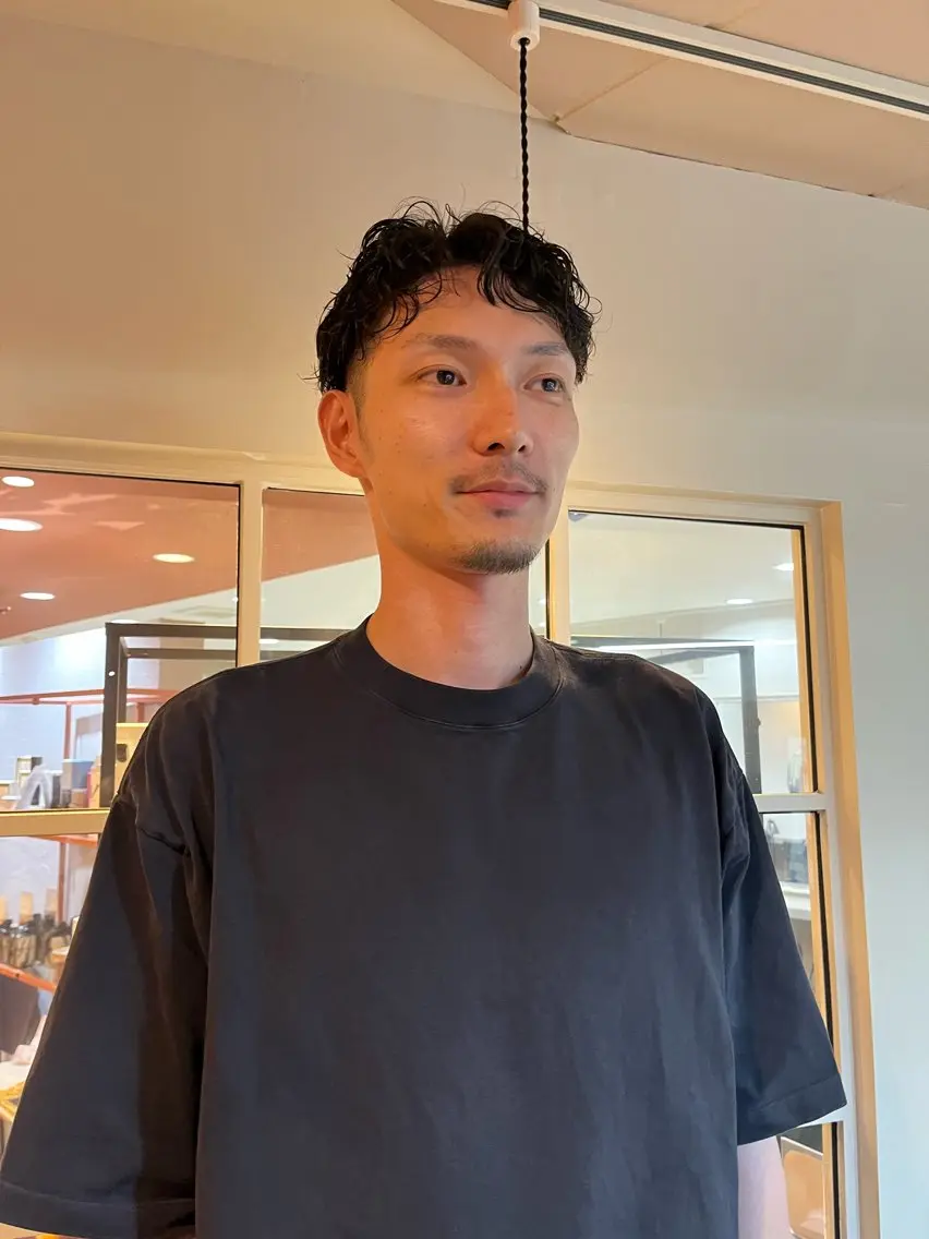 パーマ メンズ 佐藤 永夏のヘアスタイル