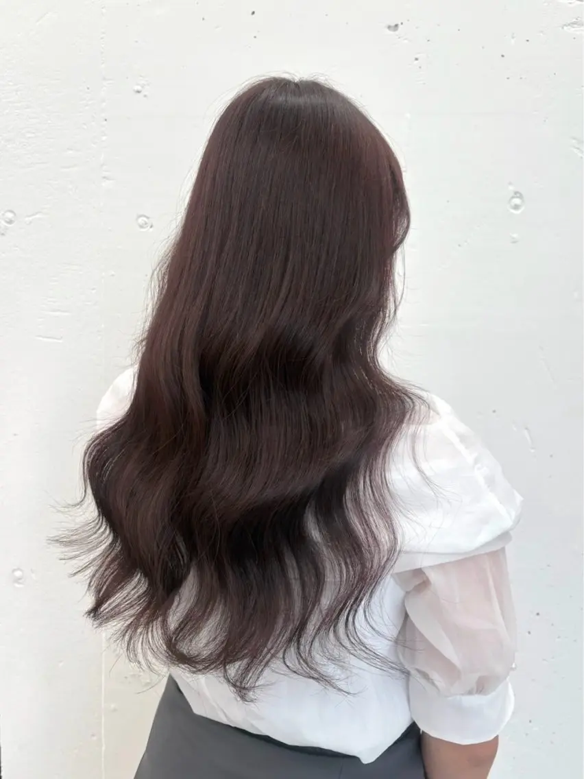 【平日限定】くすみ寒色カラー＋トリートメントの写真