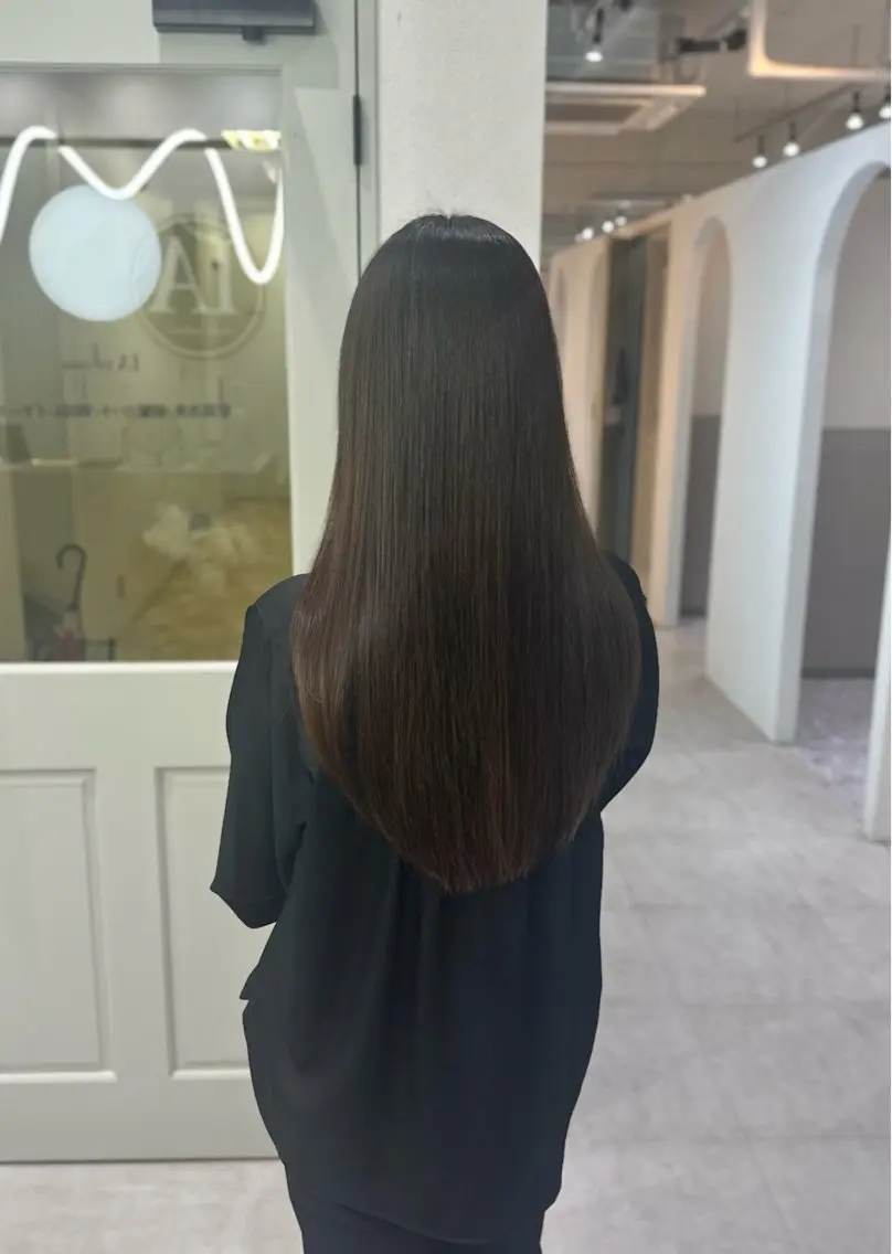ロング 縮毛矯正 カット 縮毛矯正 ⭐️IAbyzina 渋谷 相原⭐️のヘアスタイル
