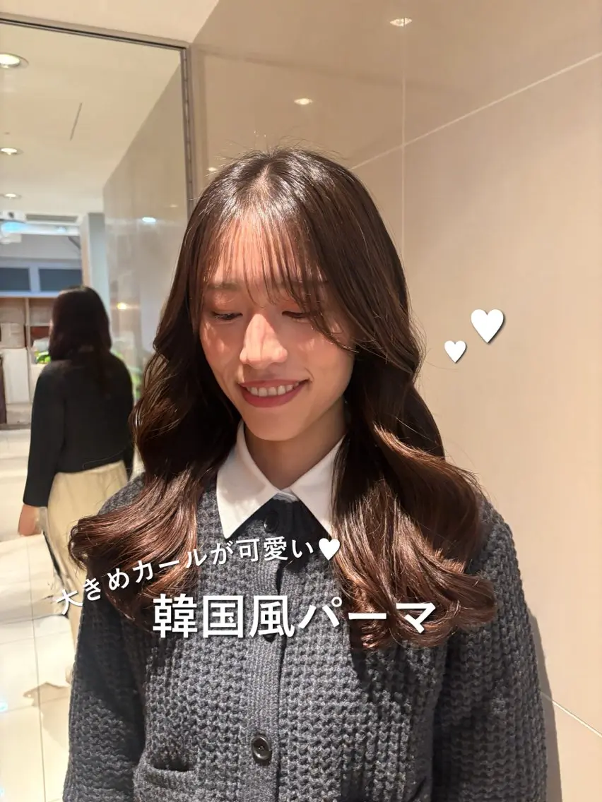 パーマ カット パーマ トリートメント 韓国風パーマ/ オリーブ🇰🇷あゆのヘアスタイル