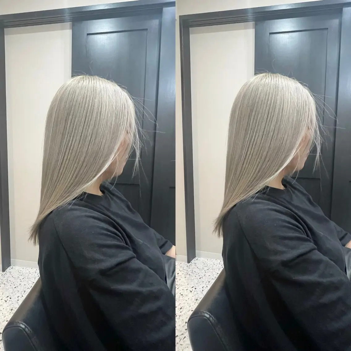 ミディアム ヘアカラー トリートメント Y Uのヘアスタイル