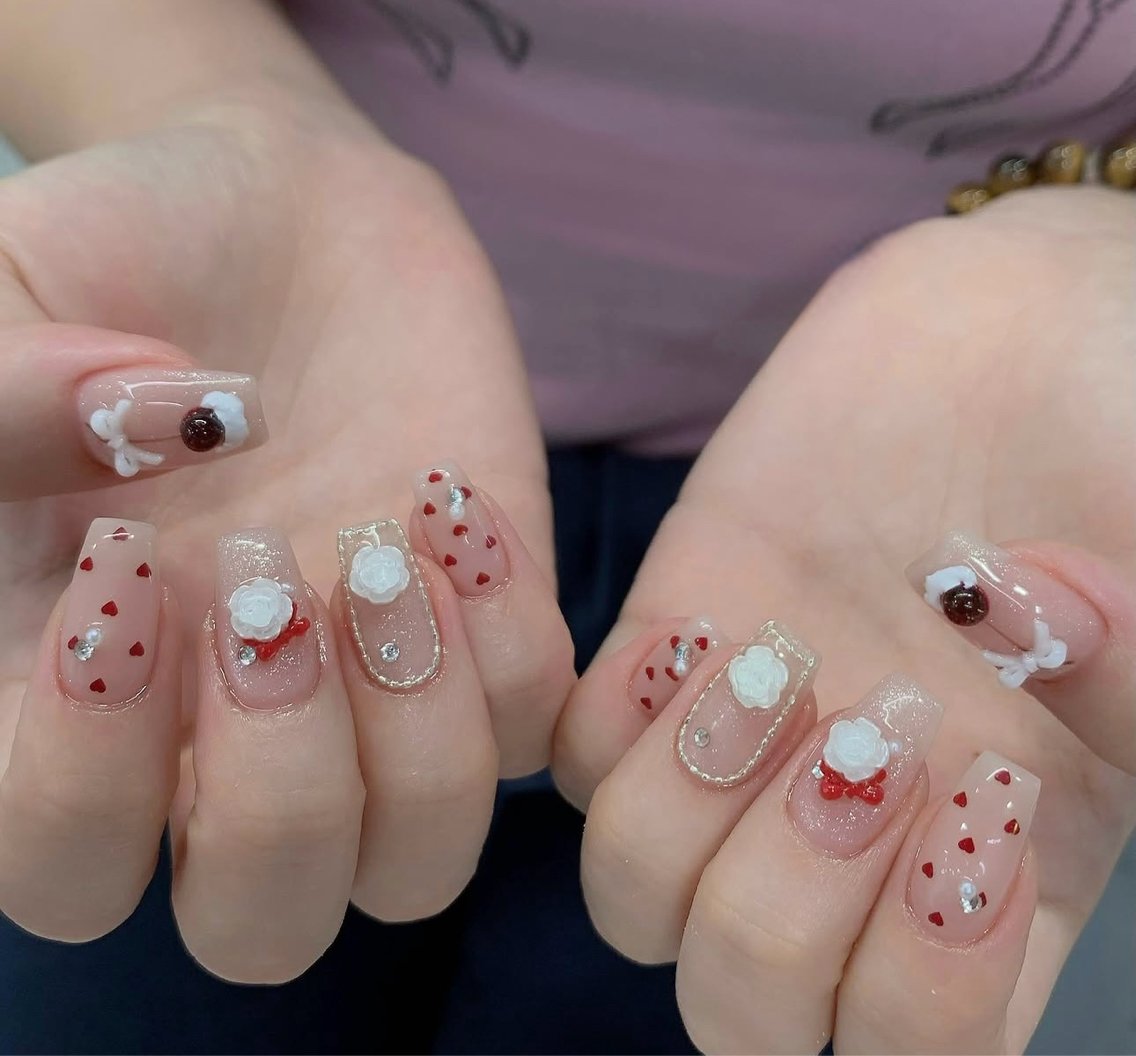 ネイル ハンドネイル MONE PINK  NAILのネイルデザイン