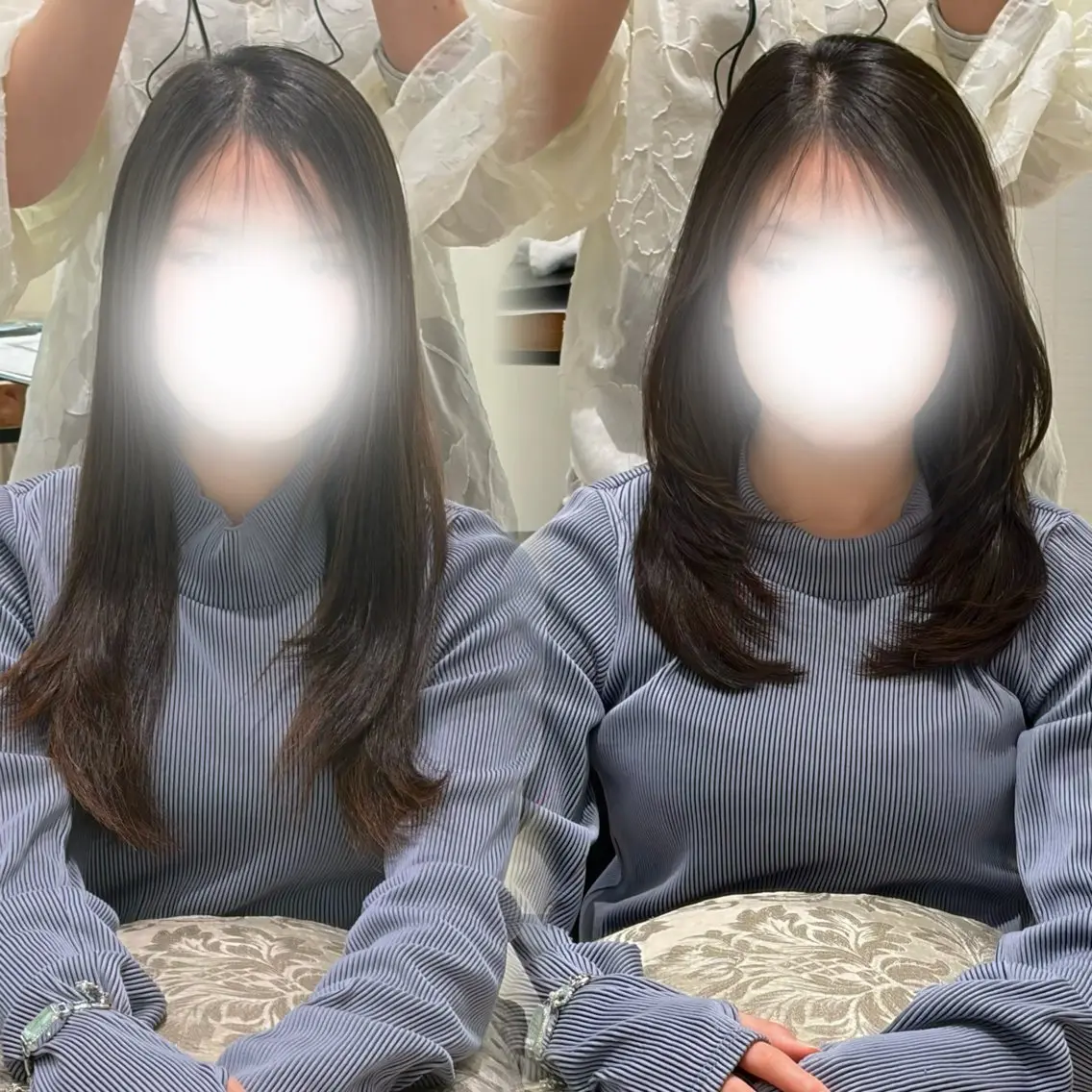 ロング 縮毛矯正 レイヤーカット/ 髪質改善💘Ainaのヘアスタイル