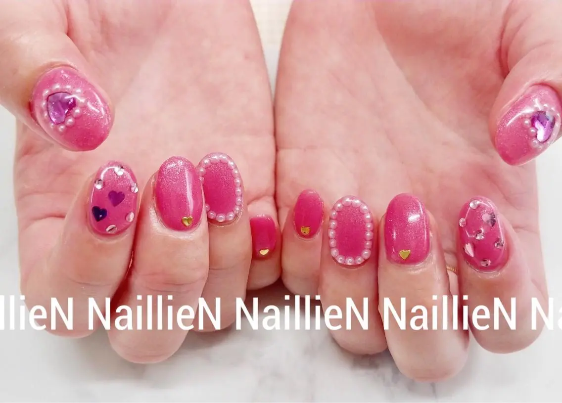ネイル ハート Nail lieNのネイルデザイン