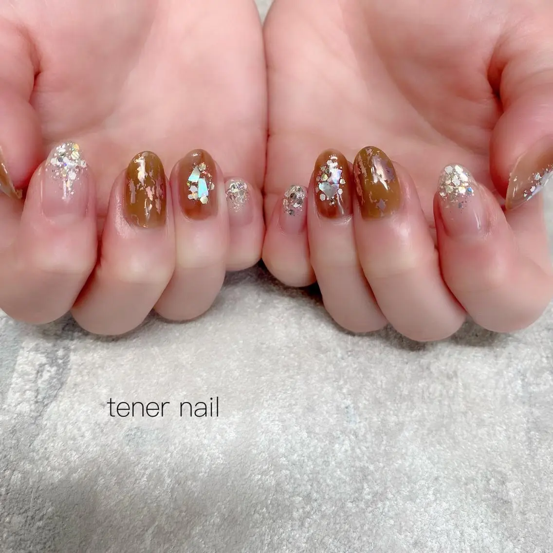 ネイル ラメ(グリッター) テネルネイル tener nailのネイルデザイン