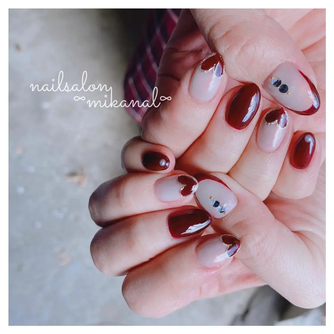 ネイル ハンドネイル nailsalon ∞ ﾐｶﾅﾙ ∞のネイルデザイン