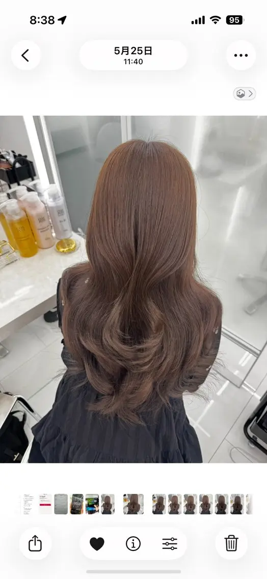 ロング カラー ヘアカラー 韓国╱似合わせカラー 🤍𝑌𝑈𝑁𝐴のヘアスタイル