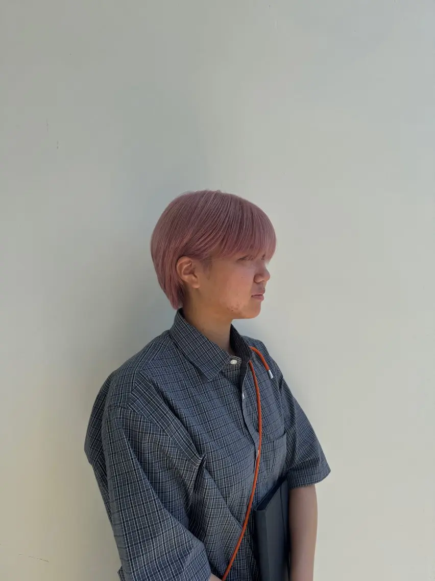 ショート ヘアカラー 中谷 あずみのヘアスタイル