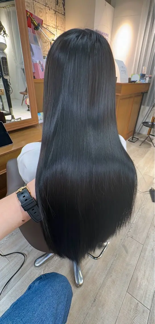 【初めての方におすすめ🔰✨】【人気No.1︎💕︎】髪質改善ストレート+補修トリートメントの写真