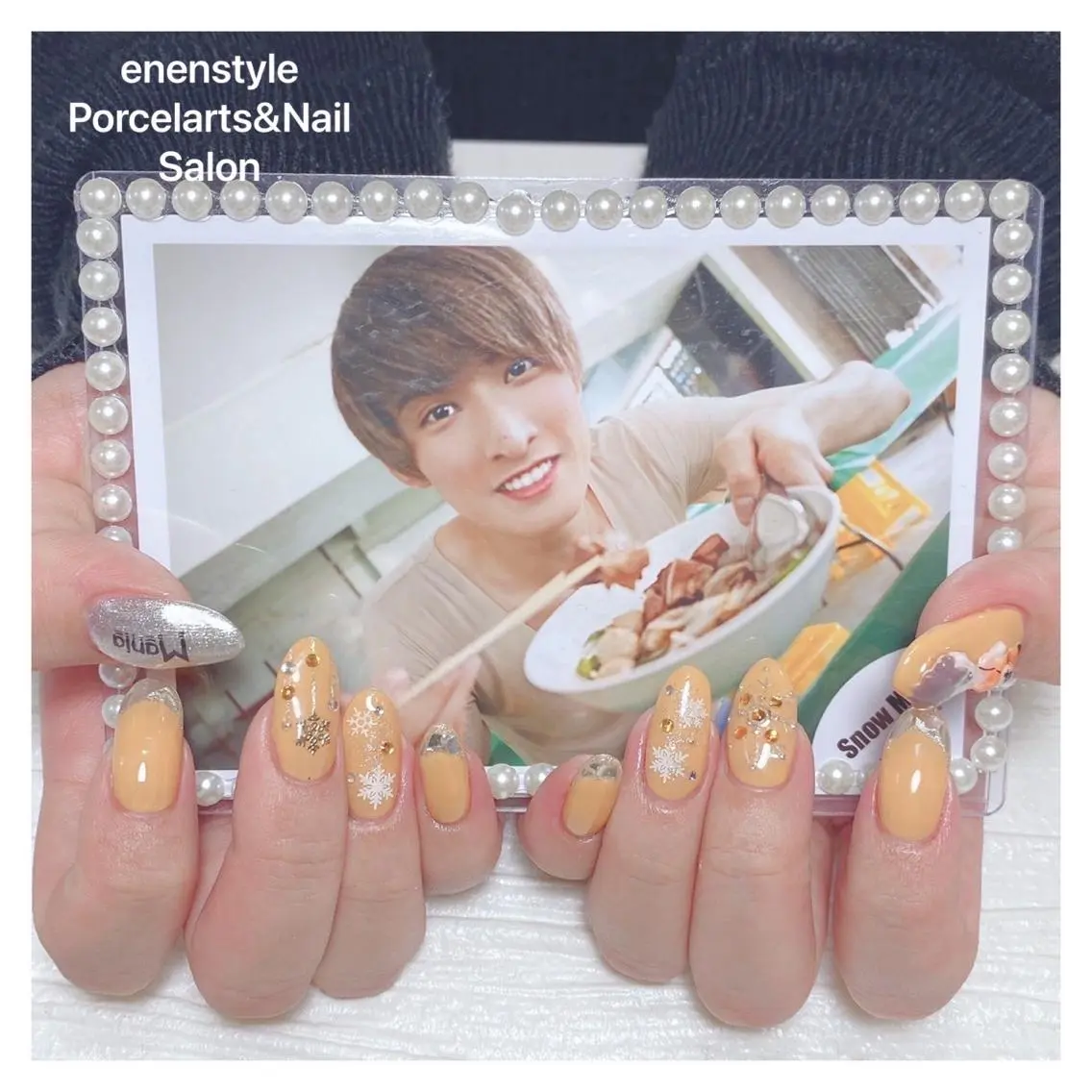 ミディアム ネイル アイブロウ 🐾enen style 🐾のネイルデザイン