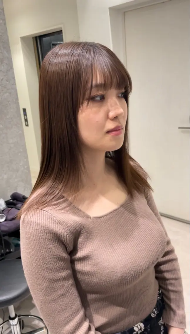 ミディアム 髪質改善 トリートメント トリートメント ヘッドスパ 髪質改善ヘアケア 艶髪特化/上田のヘアスタイル