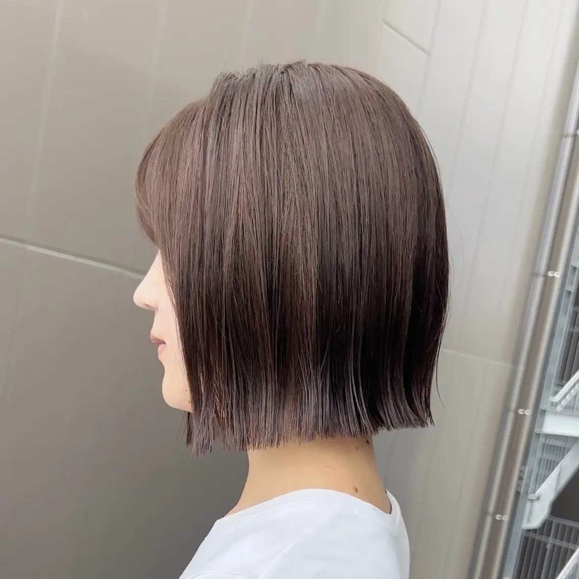 ミディアム ボブ 銀座/似合わせカット /縮毛矯正/うーのヘアスタイル
