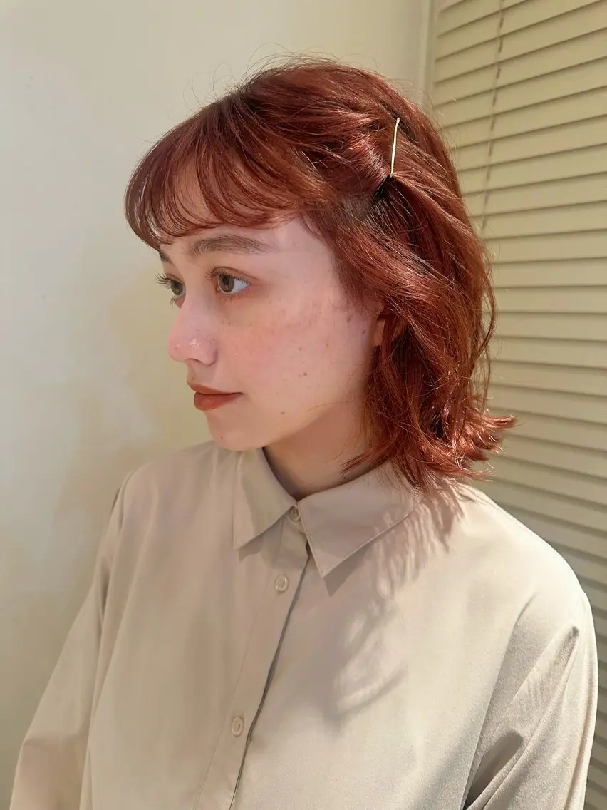 【🌸ミニモ学割🌸】カット➕ブリーチなしダブルカラー➕トリートメントの写真
