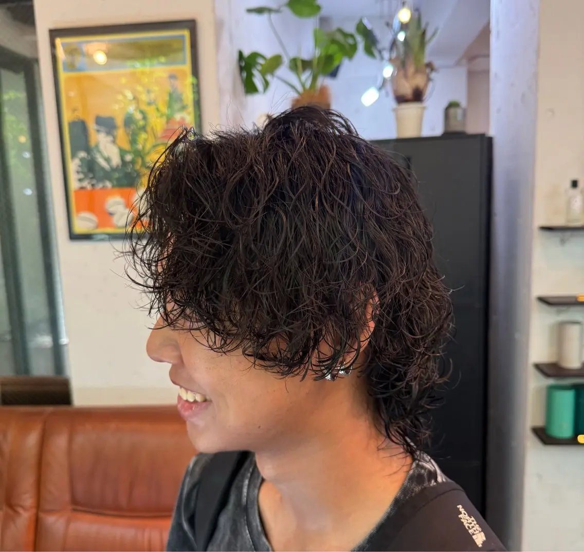 ショート パーマ メンズ カット パーマ HARBOR ゆづきのヘアスタイル