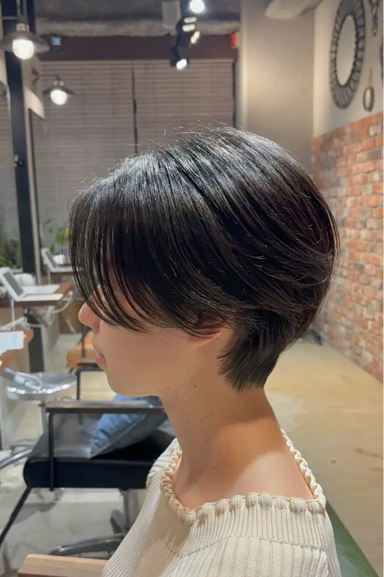 ショート ハンサムショート ショートヘア 韓国レイヤー/ ショート Eightのヘアスタイル