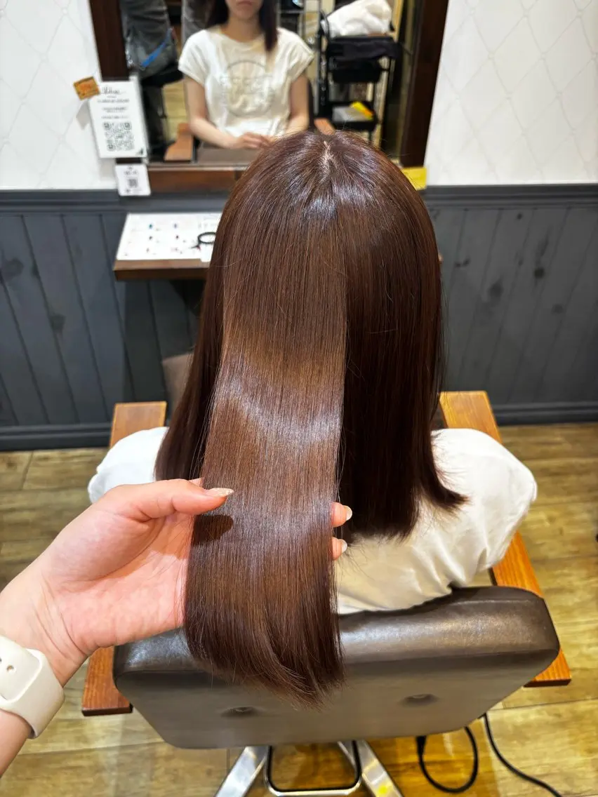 カラー ヘアカラー トリートメント Hozumi Akari🎀のヘアスタイル