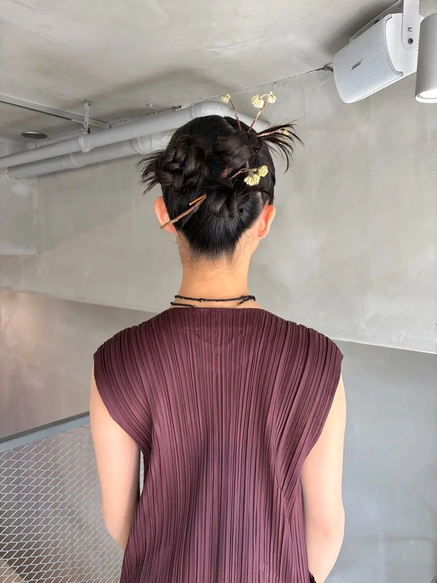 ショート ヘアアレンジ ヘアセット bob/ aoiのヘアスタイル