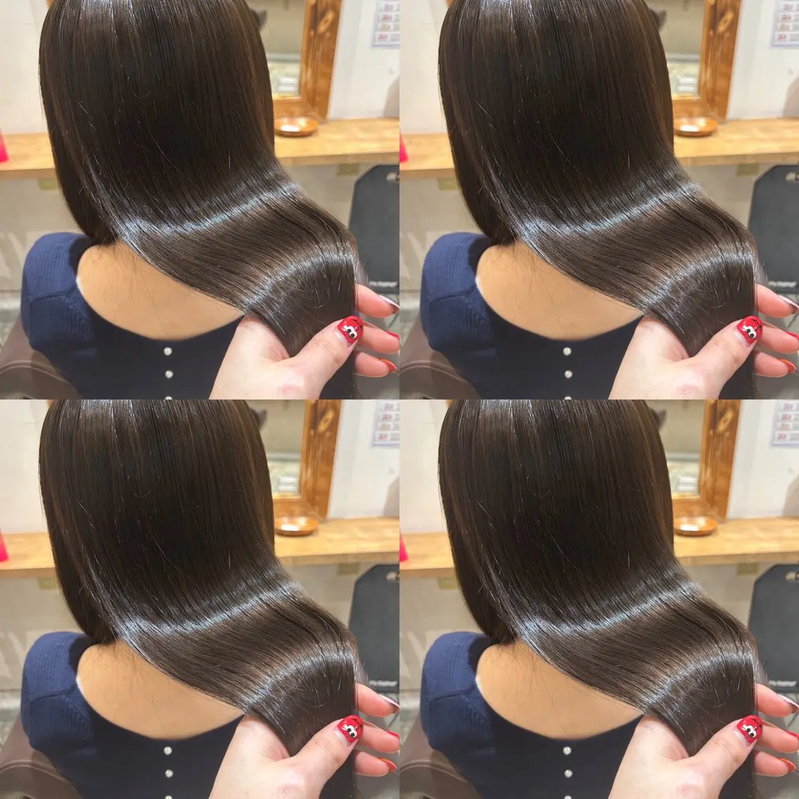 セミロング カラー レイヤーカット/ 縮毛矯正🇰🇷早坂のヘアスタイル