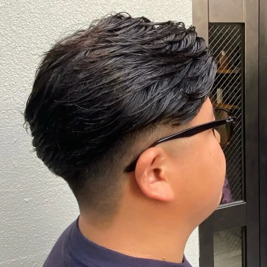 パーマ メンズ カット ヘアカラー CUFFIA💈 天王寺メンズバーバーのヘアスタイル