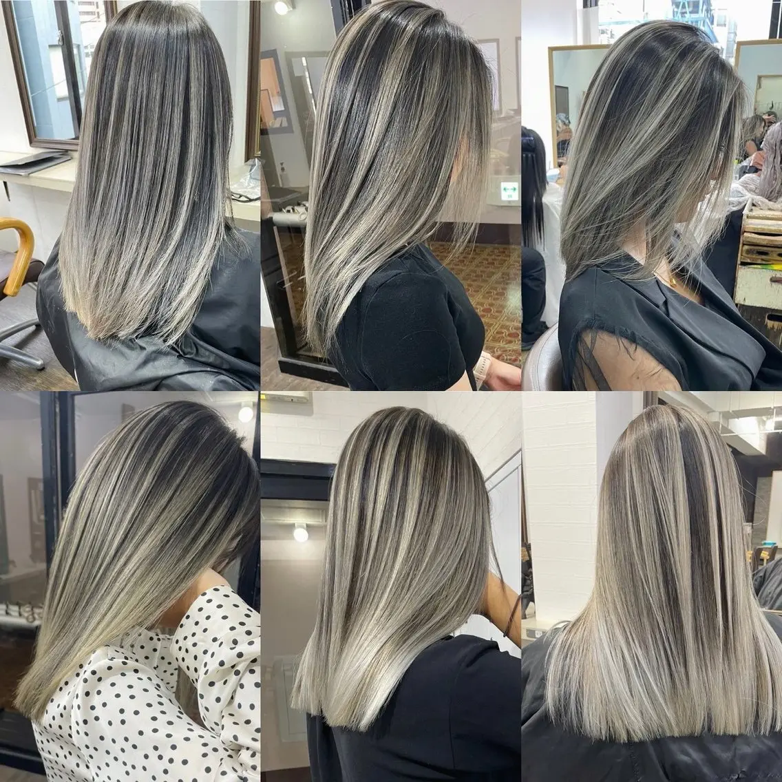 ミディアム カラー バレイヤージュ 外国人風カラー レイヤーカット ヘアカラー 🌸U-topia 🌸伊藤穂乃花🌸のヘアスタイル