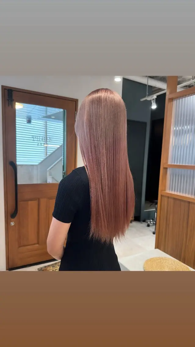 カラー ヘアカラー トリートメント 優梨💞 /透明感カラーのヘアスタイル