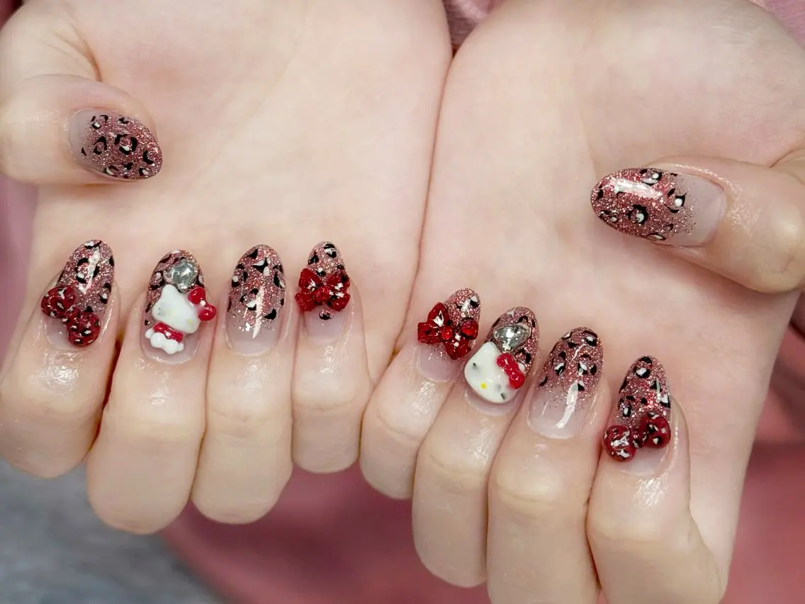 ネイル アートネイル オーロラネイル ブルー チークネイル フットネイル ハンドネイル NICY NAIL 池袋のネイルデザイン