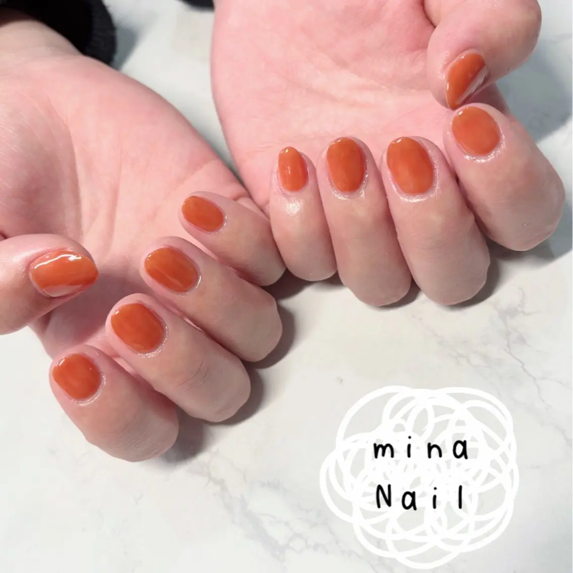 ネイル ゴールド ワンカラーネイル mina Nailのネイルデザイン