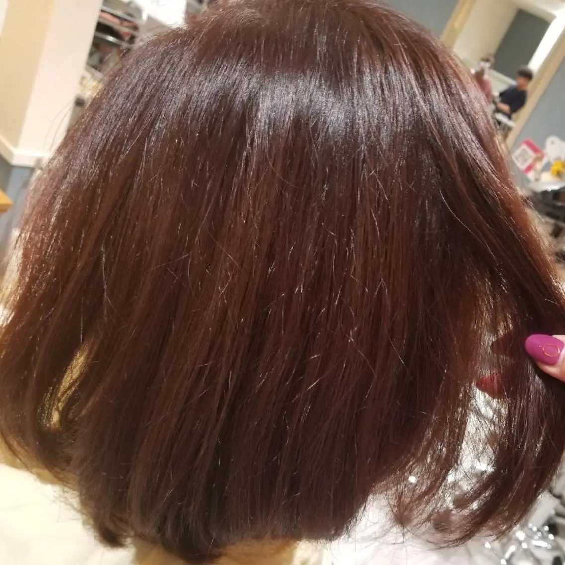 ショート カラー ピンクカラー カット ヘアカラー SAKURA (サクラ)のヘアスタイル