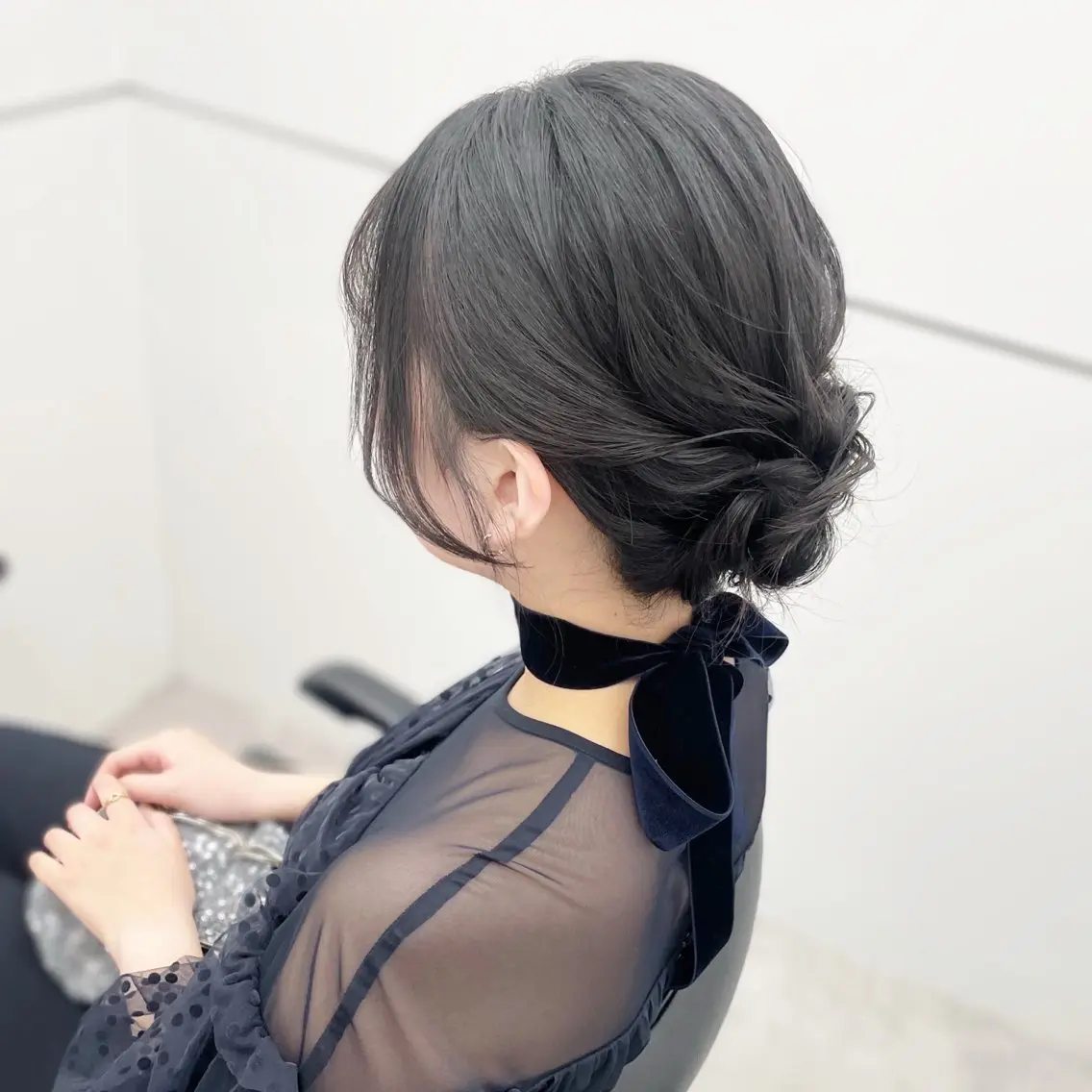 セミロング 石川 理恵のヘアスタイル