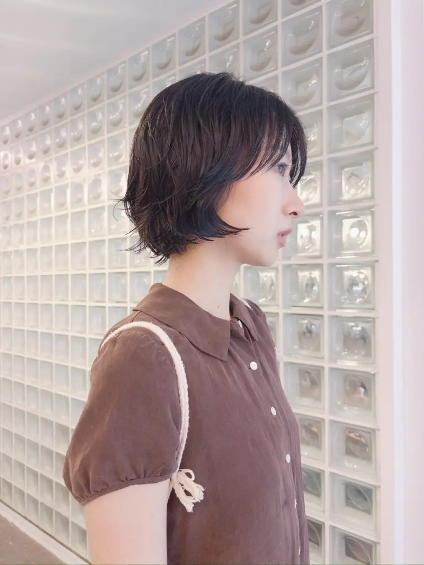 ショート パーマ カット パーマ FILMS 綾菜のヘアスタイル