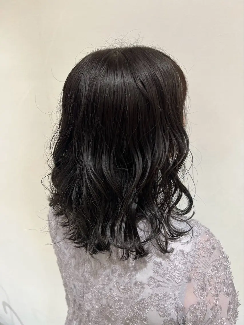 ミディアム カラー ヘアカラー こちんだ ともかのヘアスタイル